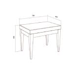 Банкетка одноместная Modena, орех Мокко Банкетка одноместная Modena, орех Мокко