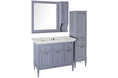 Комплект мебели для ванной Гранда 105 с пеналом