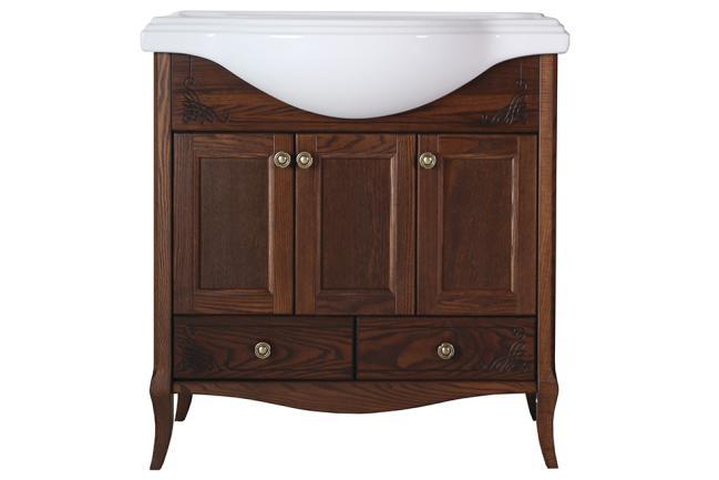 Комплект мебели для ванной Салерно 80 с пеналом