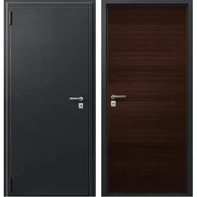 Входная дверь O-10 чёрный сатин, Sezam