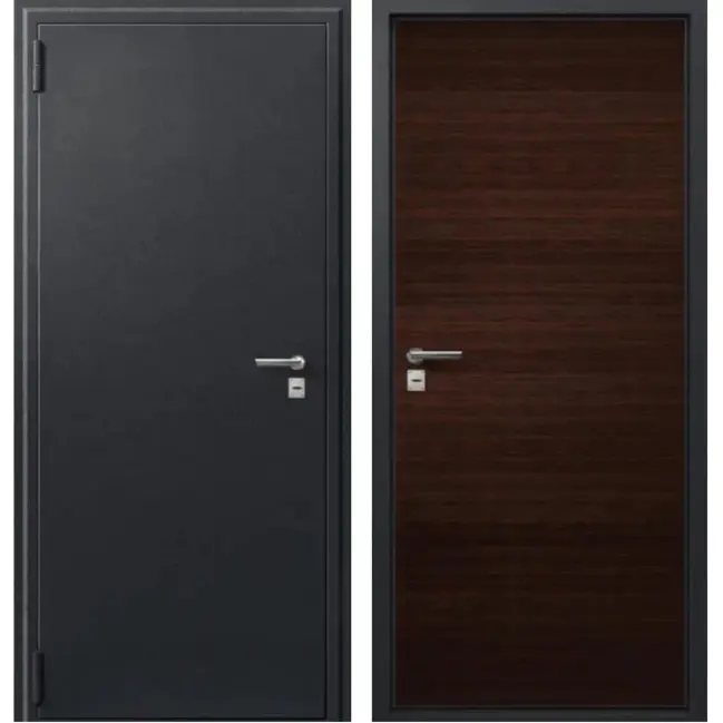 Входная дверь O-10 чёрный сатин, Sezam