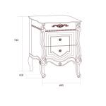 Тумба прикроватная Престиж, бежевый Тумба прикроватная Престиж, бежевый