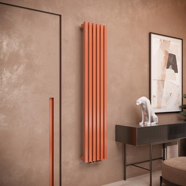 Радиатор КЗТО QUADRUM 40 V 1750-4 СU RAL1T104S9016 (белый муар)