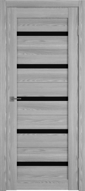 Межкомнатная дверь Х7 Smoke Black gloss