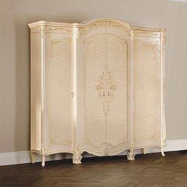 Шкаф Престиж 4-х дверный без зеркал, беж