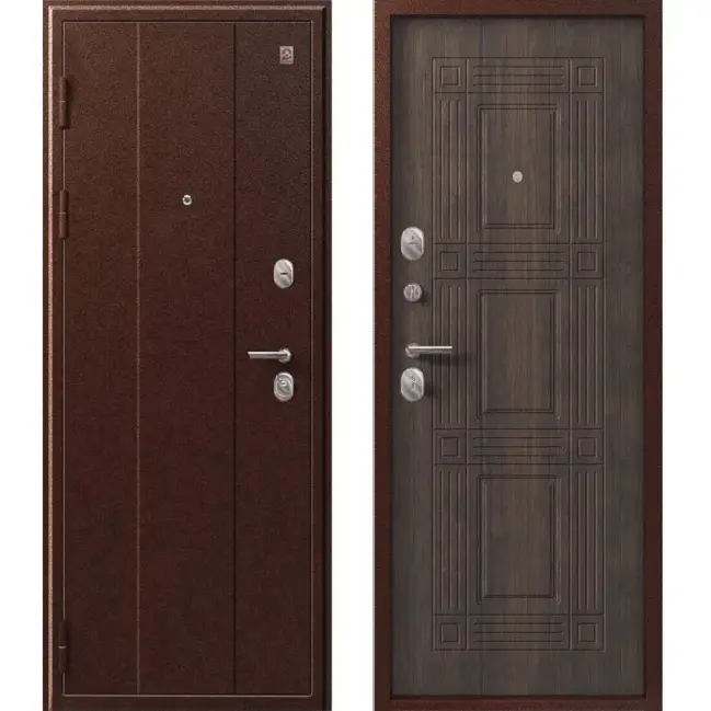 Входная дверь V-03 антик медь, SEZAM КНР