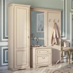 Шкаф однодверный левый для прихожей, Джоконда крем