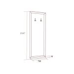 Вешалка навесная (размер без карниза), Джоконда крем