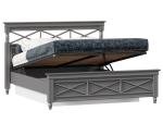 Амели Кровать двуспальная 1600 с подъемным механизмом (Оникс Серый)