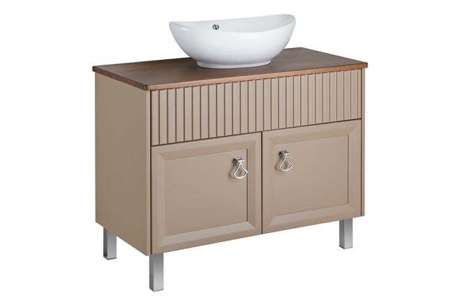 Комплект мебели для ванной Риола 100 с пеналом