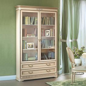 Шкаф 2-х дв. c щитовыми полками Joconda крем