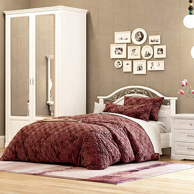 Кровать Joconda (1600х2000) без н/с №1, бьянко