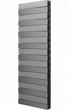 Биметаллический радиатор отопления Royal Thermo Pianoforte Tower silver satin  (18 секций)