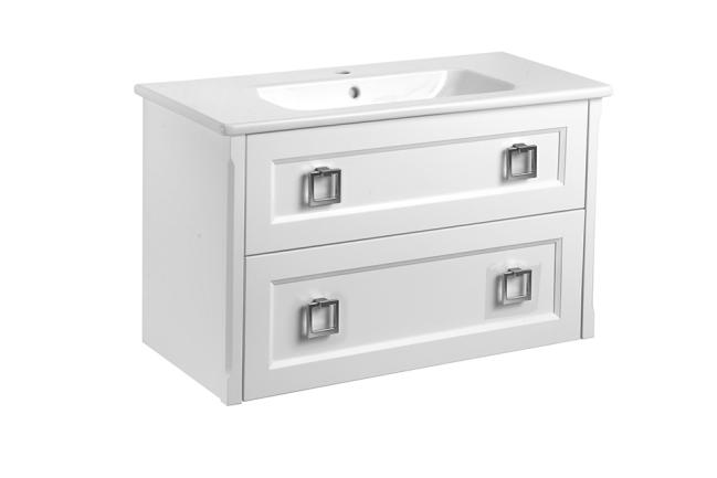 Комплект мебели для ванной Рома 100П с пеналом