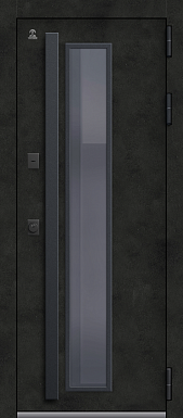 Входная дверь Т-15 Антрацит муар (терморазрыв)