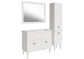 Комплект мебели для ванной Риола 100 с пеналом