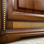 Шкаф 2-х дв. для посуды, Джоконда орех