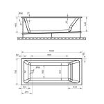 Акриловая ванна TONI ARTI Bola 160x75 Акриловая ванна TONI ARTI Bola 160x75