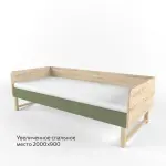 Кровать большая на ножках «2+2»