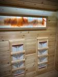 Трёхместная ИК сауна из кедра с керамическим нагревателем Трёхместная ИК сауна из кедра с керамическим нагревателем