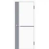 Межкомнатная дверь DC-2 серия Space, кромка ABS чёрная с 4-х сторон, Дубрава Сибирь