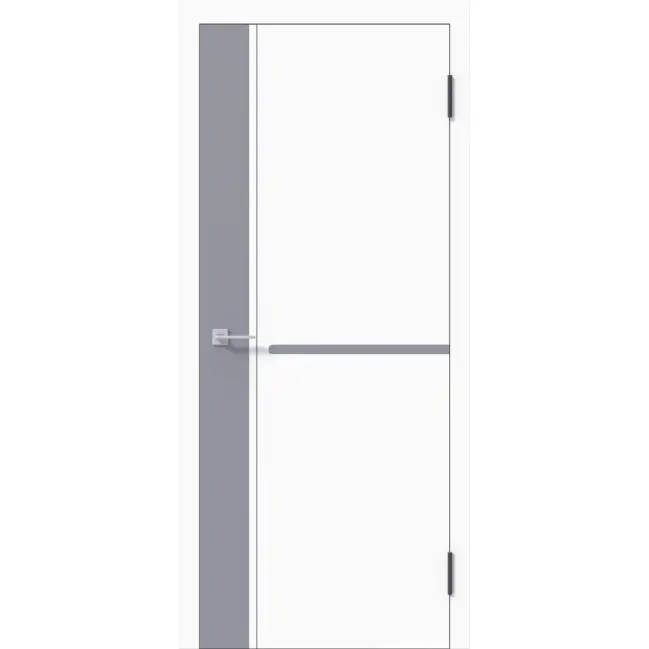 Межкомнатная дверь DC-2 серия Space, кромка ABS чёрная с 4-х сторон, Дубрава Сибирь