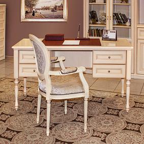 Стол письменный бестумбовый Joconda крем