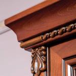 Шкаф для книг двухдверный Lorenzo вишня