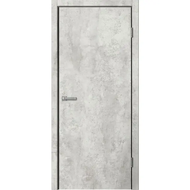 Межкомнатная дверь пг чёрная кромка с двух сторон, Flydoors