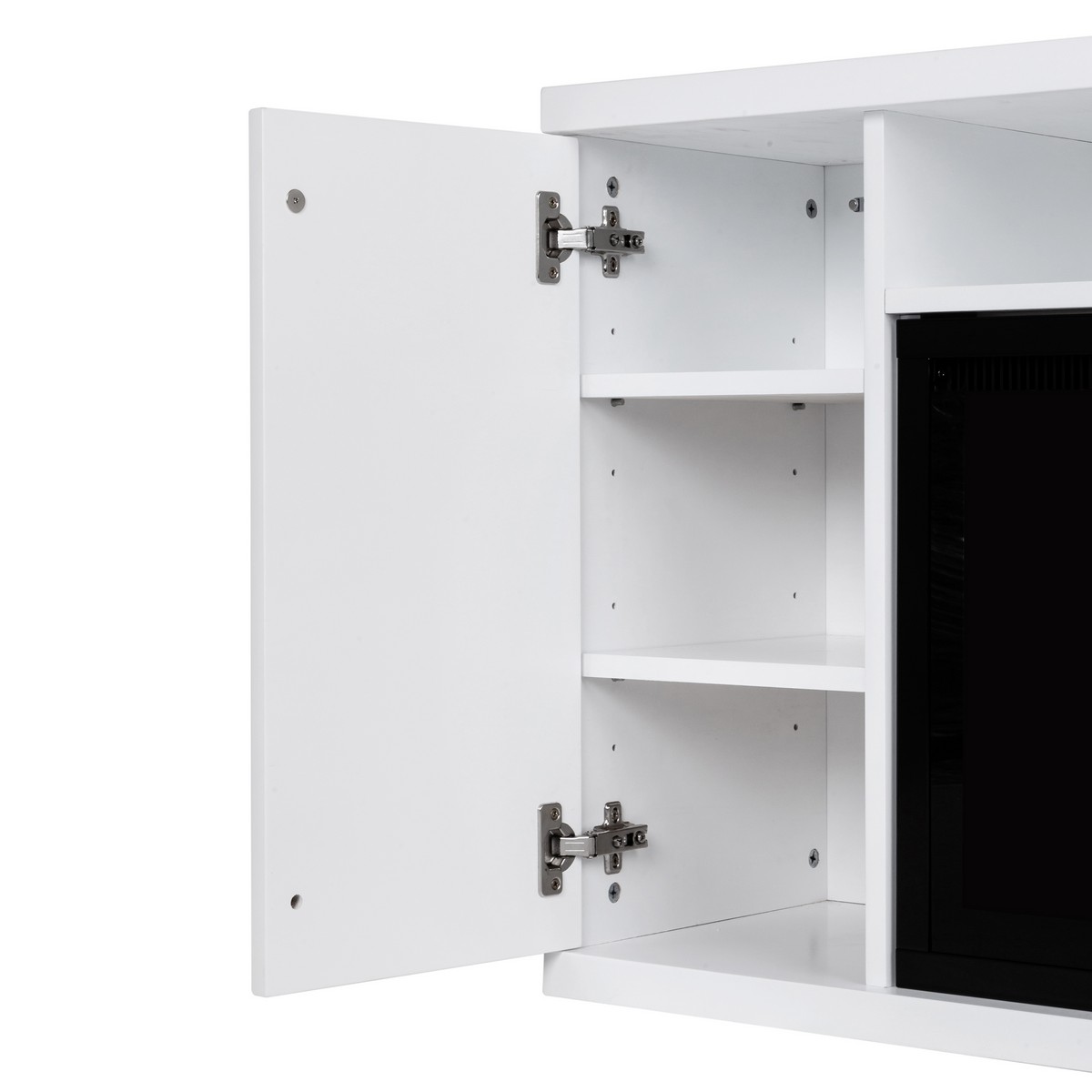 Электрокамин RealFlame Bergen 36 WT белый с очагом Flash 36