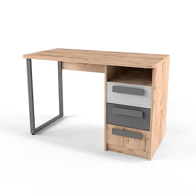 Стол письменный с тумбой Твист Лофт